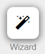 Wizard icon in the Deck Builder.