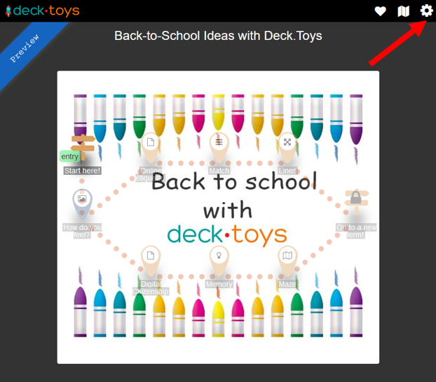 Lesson preview with the copying control highlighted.